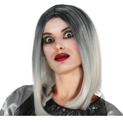 Perruque d'Halloween Blonde grise