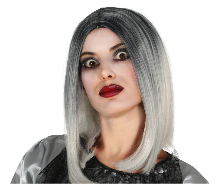 Perruque d'Halloween Blonde grise