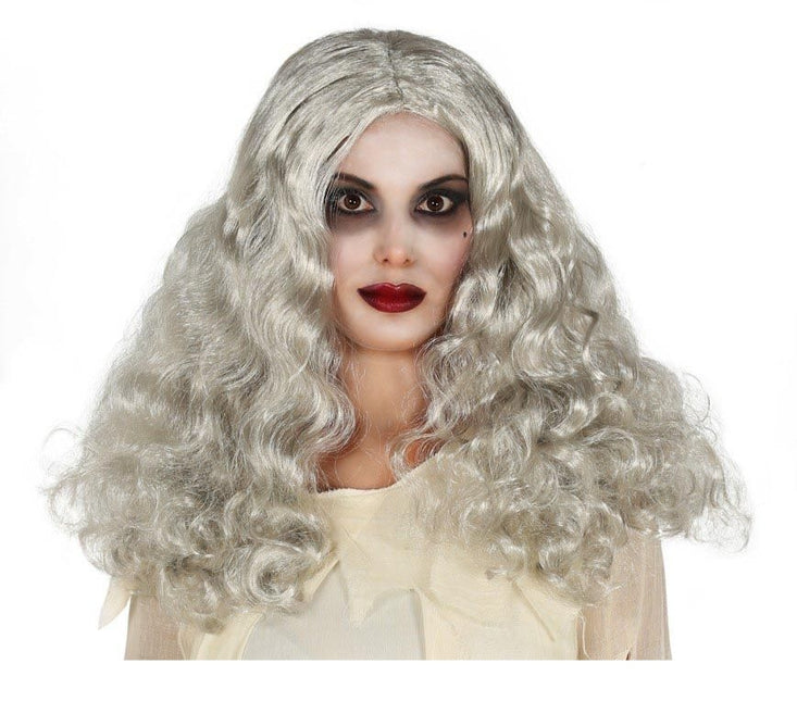 Perruque d'Halloween Boucles grises