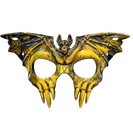 MASQUE POUR LES YEUX « CRÂNE ET CHAUVE-SOURIS » - PLASTIQUE DUR