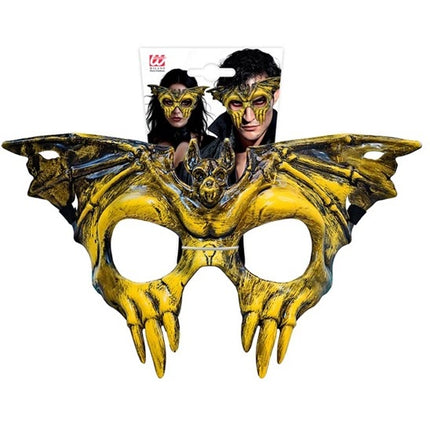 MASQUE POUR LES YEUX « CRÂNE ET CHAUVE-SOURIS » - PLASTIQUE DUR