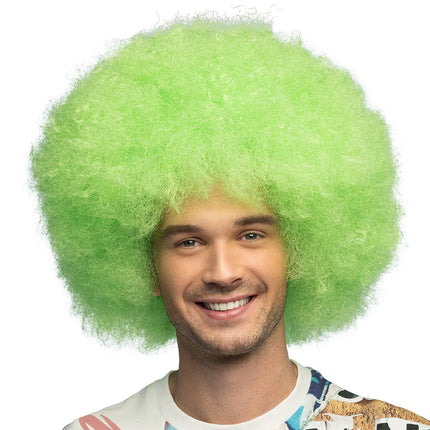 Perruque Sugar vert fluo UV