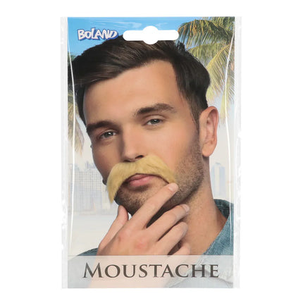 Moustache blonde