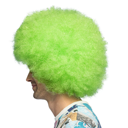 Perruque Sugar vert fluo UV