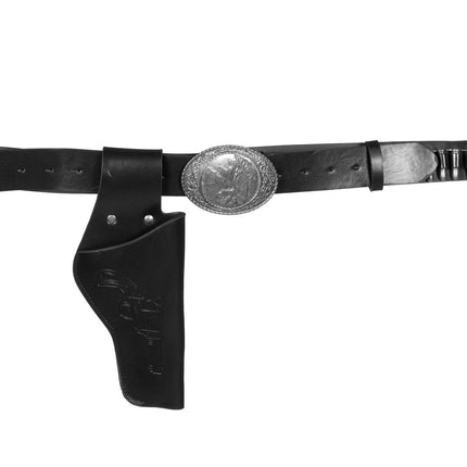 Holster Noir Cheville Avec Balles 1.35m