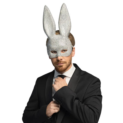 Demi-masque Bunny diamant