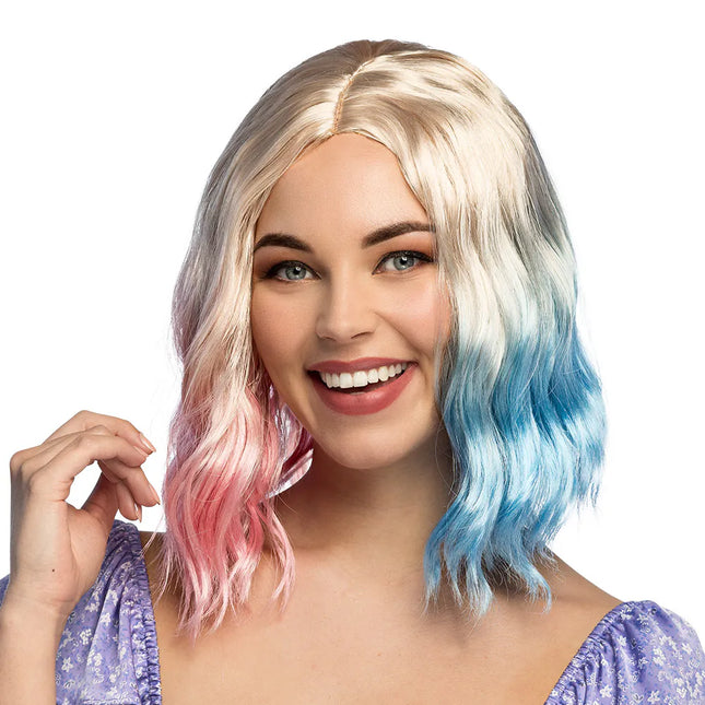 Perruque blonde Dip Dye