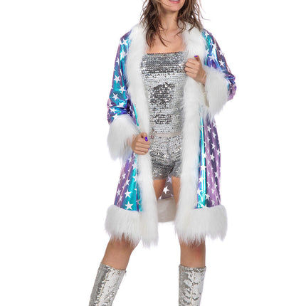 Manteau étoilé bleu