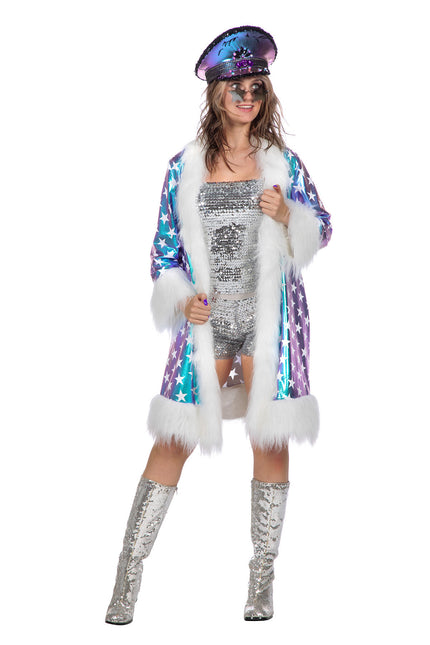 Manteau étoilé bleu