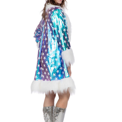 Manteau étoilé bleu