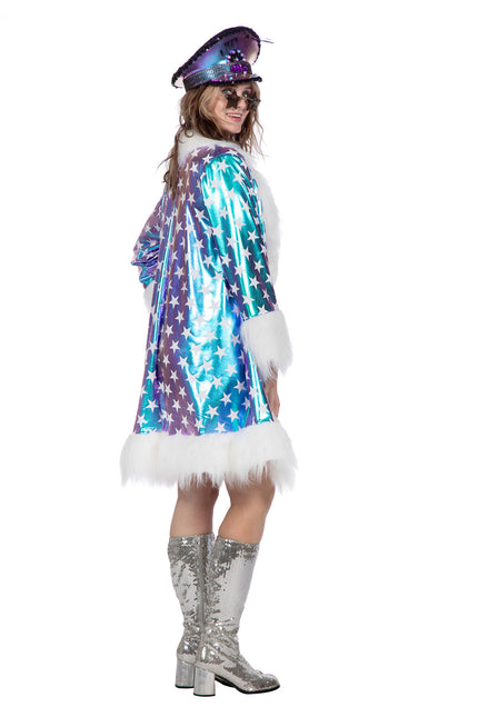 Manteau étoilé bleu