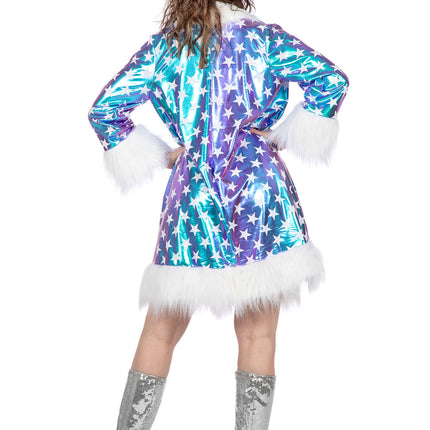 Manteau étoilé bleu