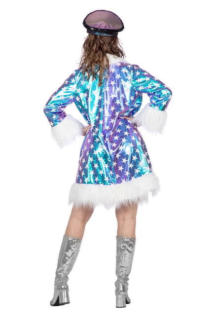 Manteau étoilé bleu