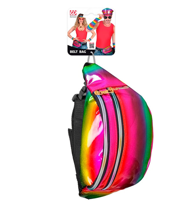 Sac à main arc-en-ciel holographique