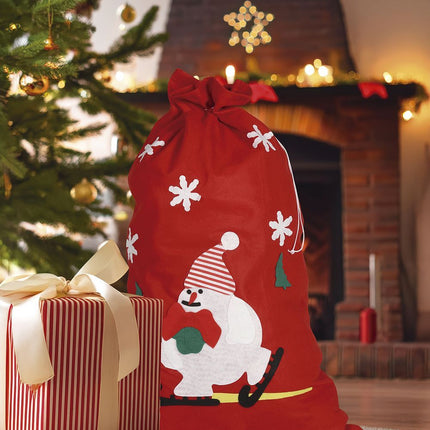 Sac de Noël Bonhomme de neige 85cm