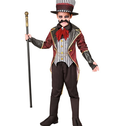 Costume de directeur de cirque sinistre pour enfants
