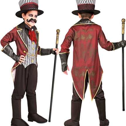 Costume de directeur de cirque sinistre pour enfants