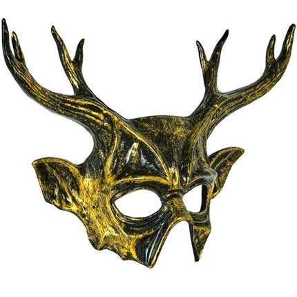 MASQUE DE CHÈVRE À CORNES - PLASTIQUE DUR