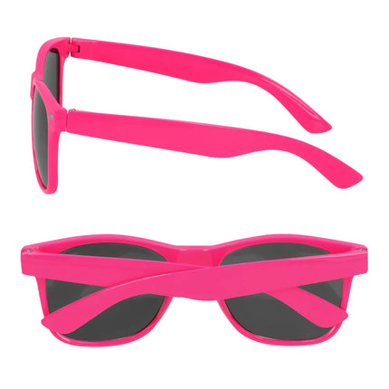 Lunettes de fête Pop rose fluo UV