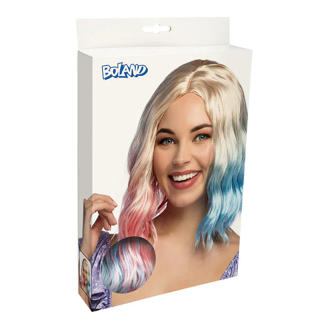 Perruque blonde Dip Dye