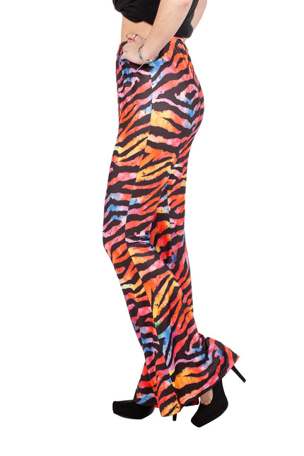 Pantalon hippie tigre multicolore (V)