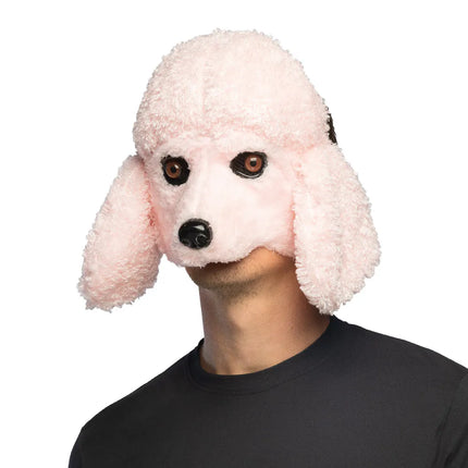 Hond Masker Roze Poedel