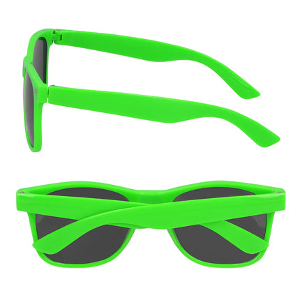Lunettes de fête Pop vert fluo UV
