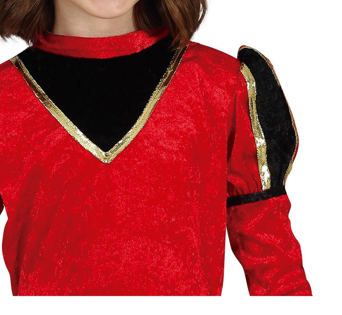 Robe Pietenpak Enfant Rouge/Or