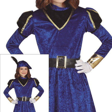 Robe Pietenpak Enfant Bleu/Or