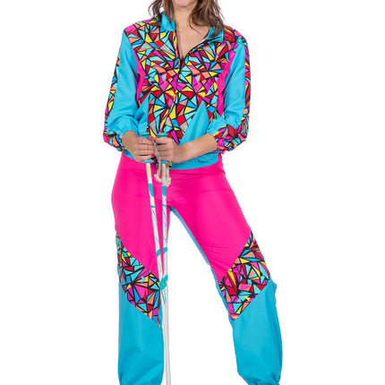 Survêtement de ski fluo dames