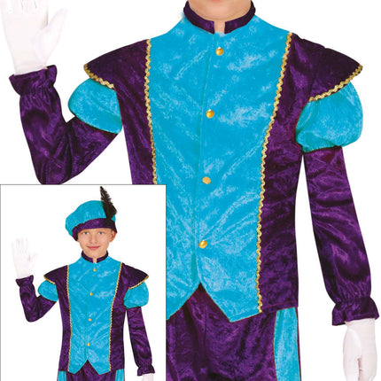 Pietenpak Kind Bleu clair/violet
