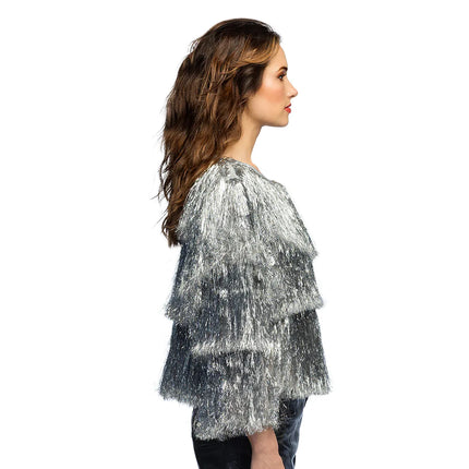 Veste Festival flare argent (M/L)