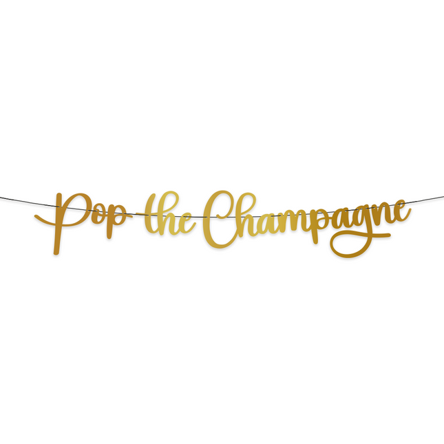 Lettre en bandoulière - Pop the Champagne