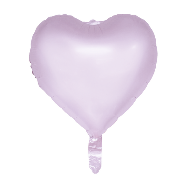 Ballon à l'hélium de la Saint-Valentin violet pastel vide 45cm