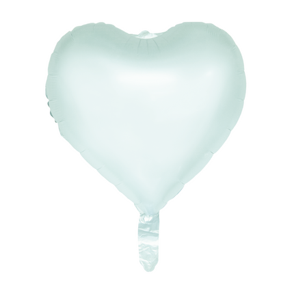 Ballon de papier 18'' vert pastel - Coeurs d'aquarelle