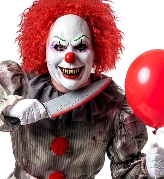 Masque d'Halloween « Le clown maléfique » en latex