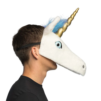 Unicorn Masker Pluche