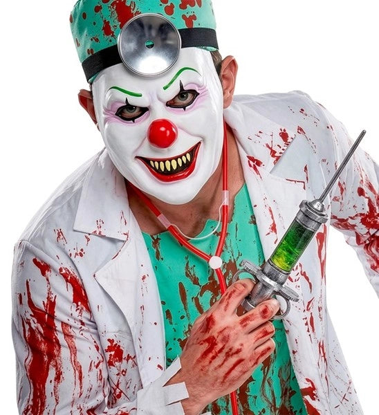 Masque d'Halloween « Le clown maléfique » en latex