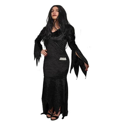 Costume Mortissia Famille Adams Dames