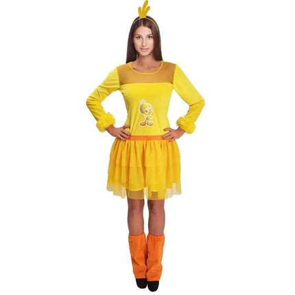 Costume Tweety Dames Jaune Orange