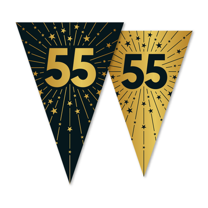 ligne de drapeaux PET 10m Impression recto-verso Taille du drapeau 20x30cm 55 Golden Celebrations