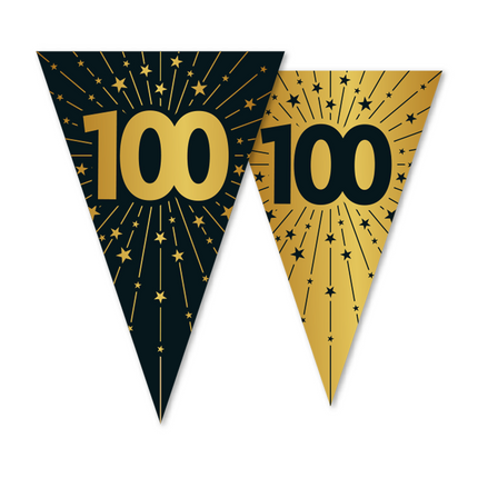 Guirlande 100 ans Or Noir 10m