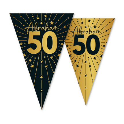 50 ans Guirlande Abraham 10m