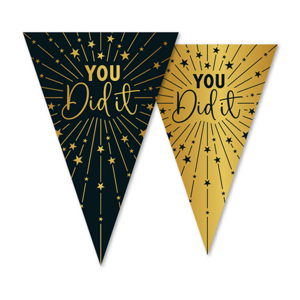 Guirlande Graduée Or Noir You Did It 10m