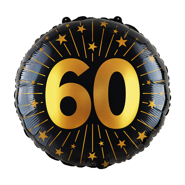 Foilballoon 18" - '60' Célébrations en or