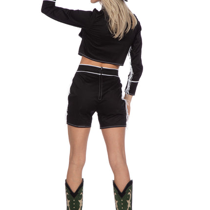 Costume de cowgirl Dames noires