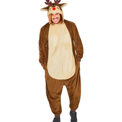 Costume de renne marron uni