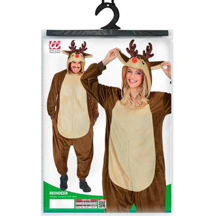 Costume de renne marron uni
