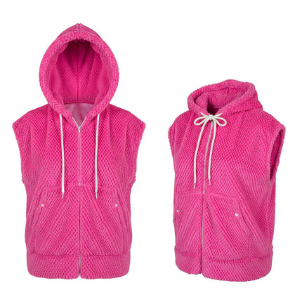 Roze Vest Neon Fluffy