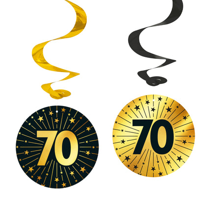 70 ans Décoration suspendue 4pcs